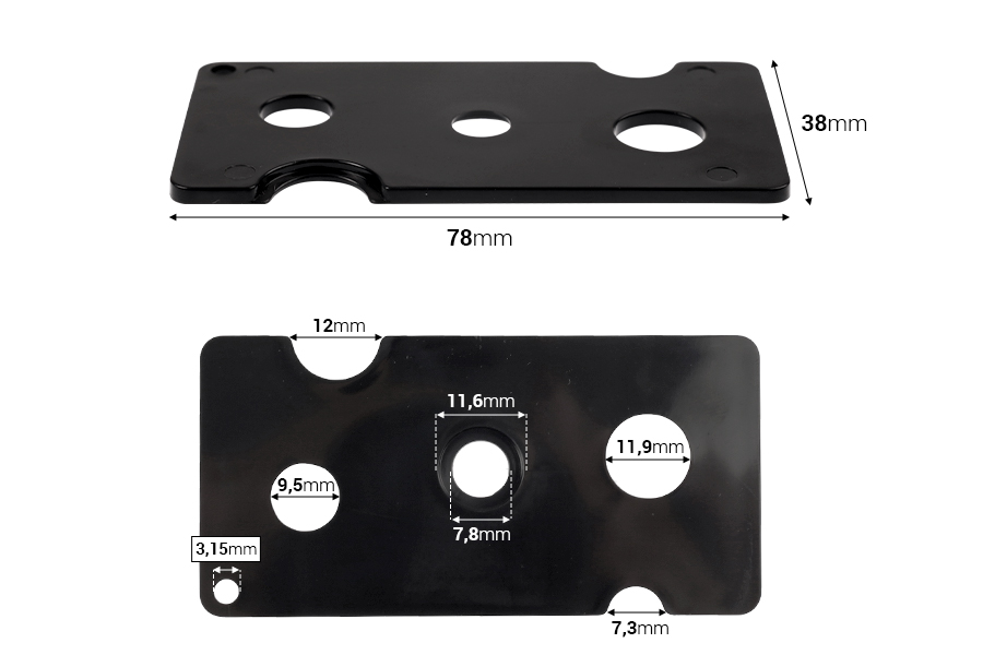 Пластмасов инструмент за изваждане на рол-он топчета от бутилки-изображение_размери