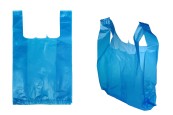 Пластмасова торбичка  20x32 cm синя-изображение_продукт