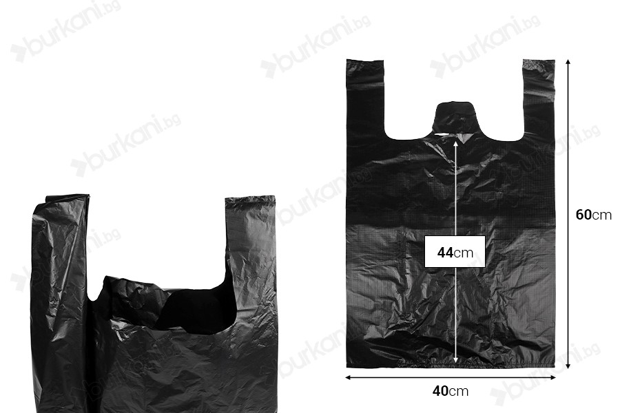 Пластмасиви торбички  40x60 cm черни-изображение_размери