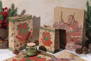 Коледни подаръчни торбички с размери  240x80x330-изображение_група