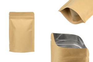 Опаковка тип "DOY PACK" , с вътрешна алуминиева облицовка, с размери 130x40x210 mm - 50 броя-изображение_продукт