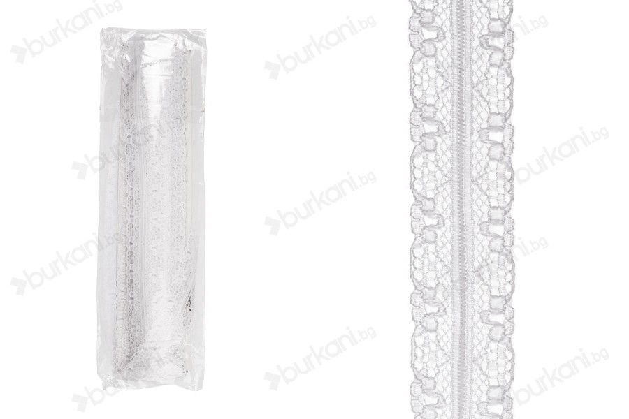 Мека найлонова дантела  20 mm - 10 метра на парче-изображение_продукт