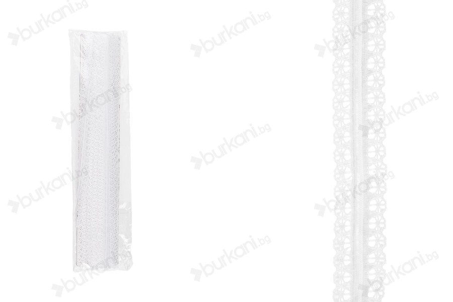 Дантела полиестер с ширина 17 mm - 10 метра на парче-изображение_продукт