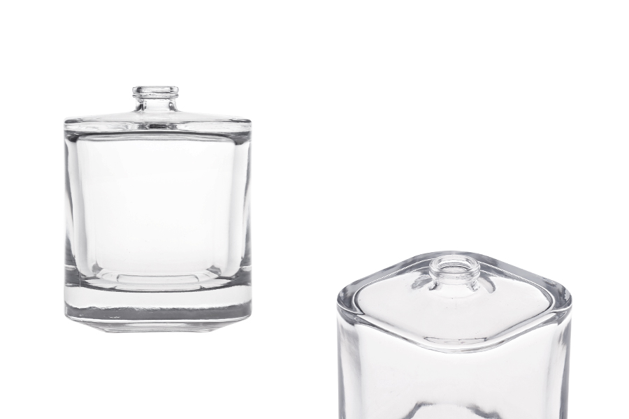 Луксозна стъклена бутилка за парфюм 100 мл Кримп 15 мм -изображение_продукт