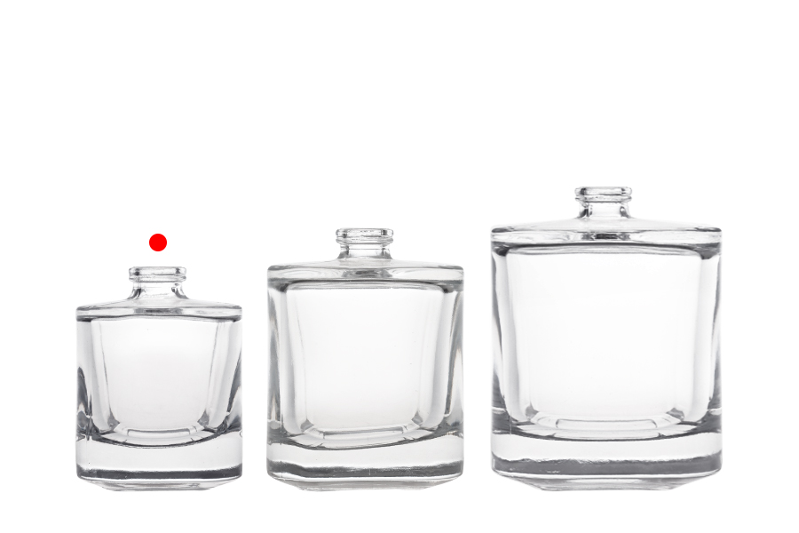 Луксозна стъклена бутилка 30 мл за парфюм Кримп 15 мм -изображение_група