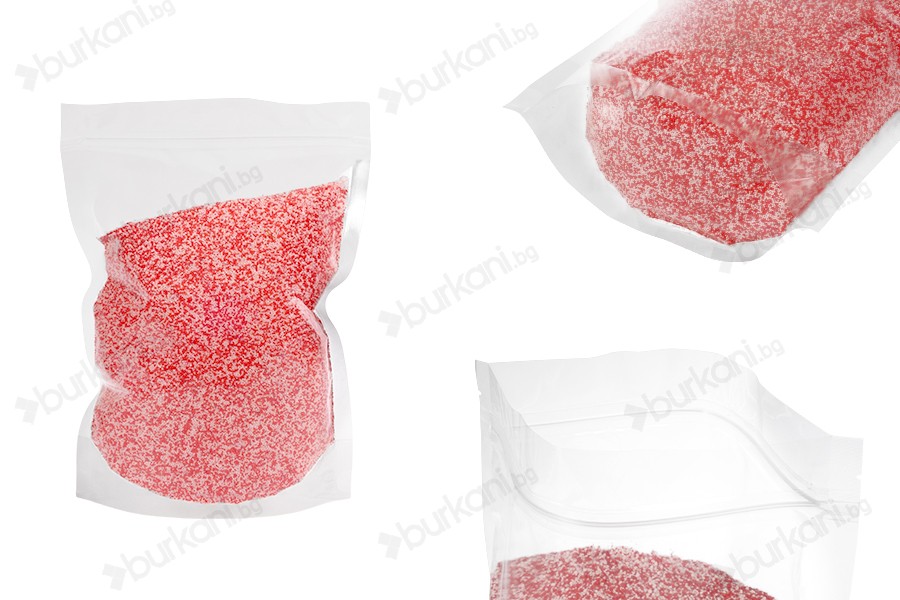 Прозрачна опаковка Doy Pack 200x50x295 mm с цип - 100 бр.-изображение_продукт