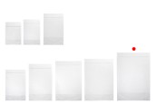 Прозрачна опаковка Doy Pack 200x50x295 mm с цип - 100 бр.-изображение_група