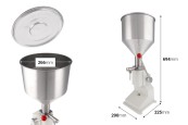 Ръчна машина за пълнене на кремове и гъсти течности (100 мл)-изображение_размери