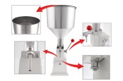 Ръчна машина за пълнене на кремове и гъсти течности (100 мл)-изображение_група
