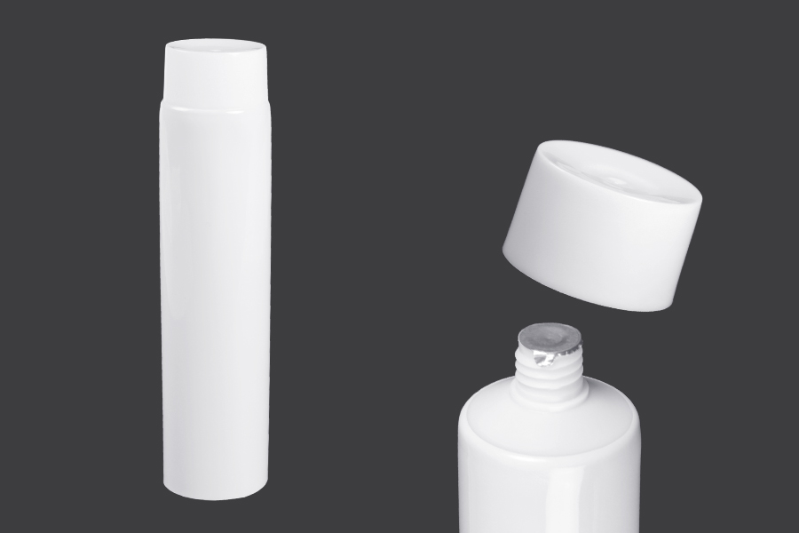 Пластмасова туба 150 мл с вътрешно алуминиево покритие и капачка на винт - 12 бр ( изисква се машинно затваряне)-изображение_продукт