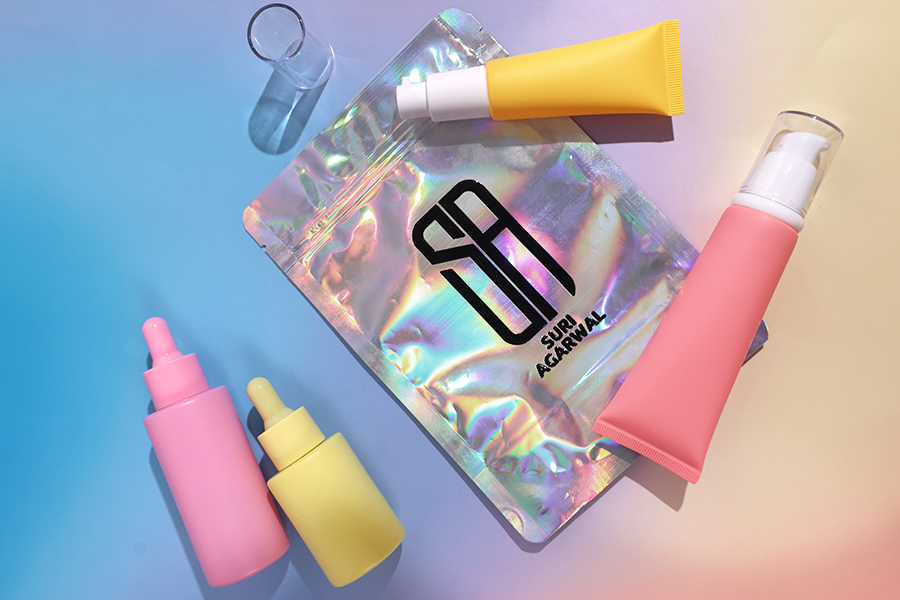 Алуминиеви торбички тип Doy Pack 140x40x200 mm, прозрачни отпред с "цип" и възможност за термозапечатване - 50 бр.-изображение_група