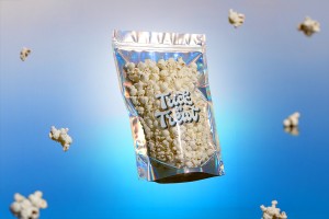 Алуминиеви торбички тип Doy Pack  200х50х300 мм, прозрачни отпред с "цип" - 50 бр.-изображение_група