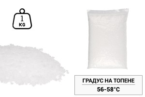 Парафин (точка на топене 56-58°C) под формата на пастили - 1 килограм-изображение_продукт