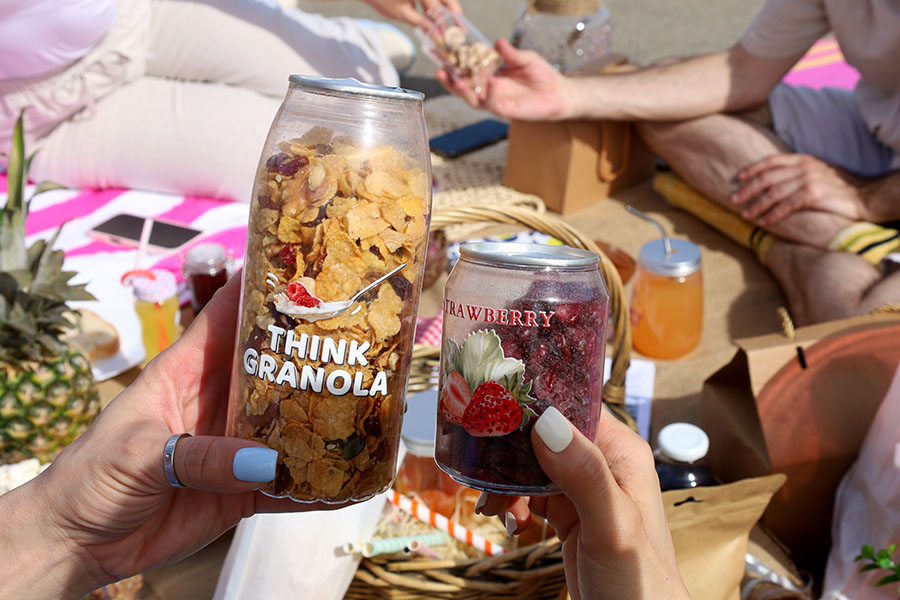 Пластмасова (PET) прозрачна бутилка 500 мл без капачка - 100 бр.-изображение_група