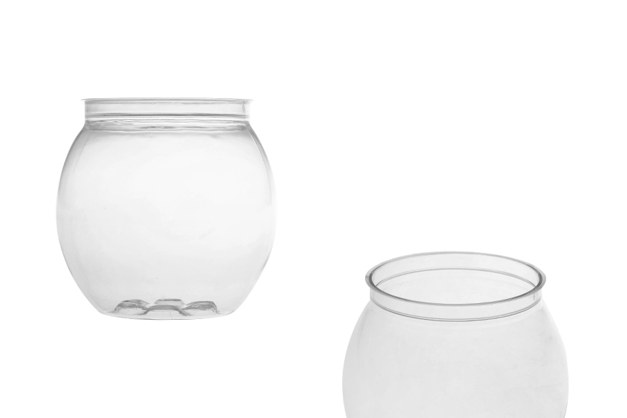 Пластмасова (PET) прозрачна бутилка 210 мл във формата на сфера без капачка - 200 бр.-изображение_продукт