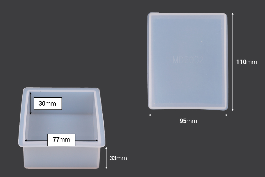 Силиконови форми за сапун и течно стъкло (Комплект от 8 броя)-изображение_група