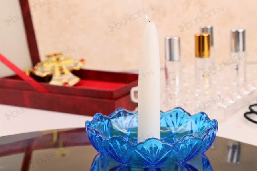 Bobeche qelqi 118x34 me vrimë qendrore 26 mm për shandanë dhe llambadar në ngjyra të ndryshme-изображение_група