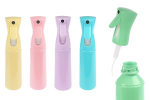 Пластмасови цветни спрей бутилки 300 мл за многократна употреба-изображение_продукт