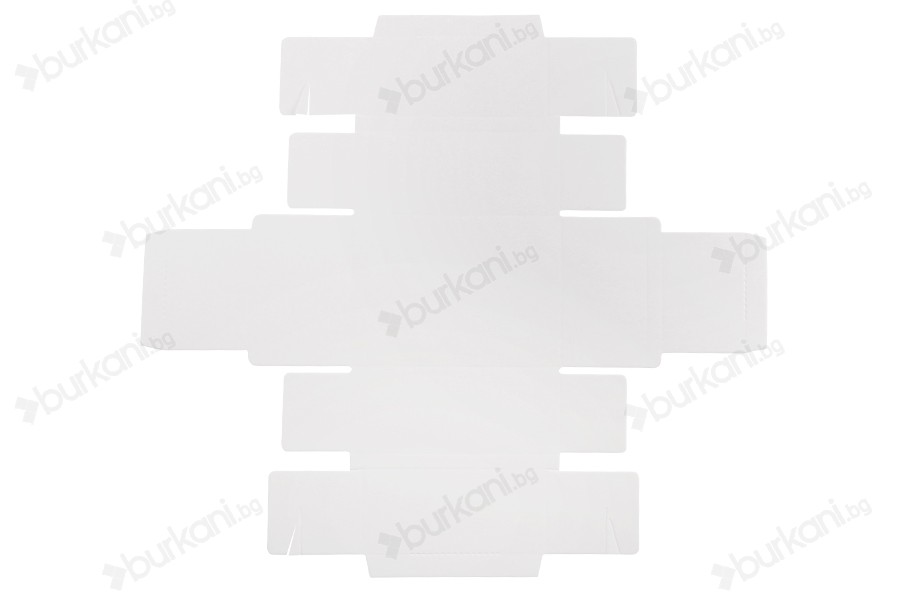 Хартиена опаковъчна кутия Крафт или Бяла (300gsm) 110x80x45 мм с прозрачен капак - 12 бр.-изображение_група
