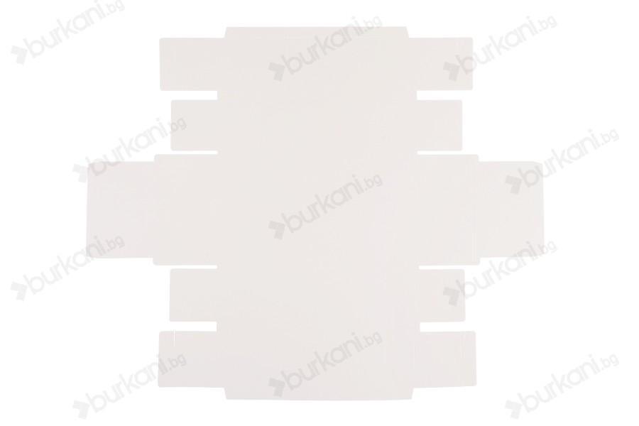 Хартиена опаковъчна кутия (300gsm)  в бял и крафт цвят  220x120x60 мм с прозрачен капач- 12 бр.-изображение_група