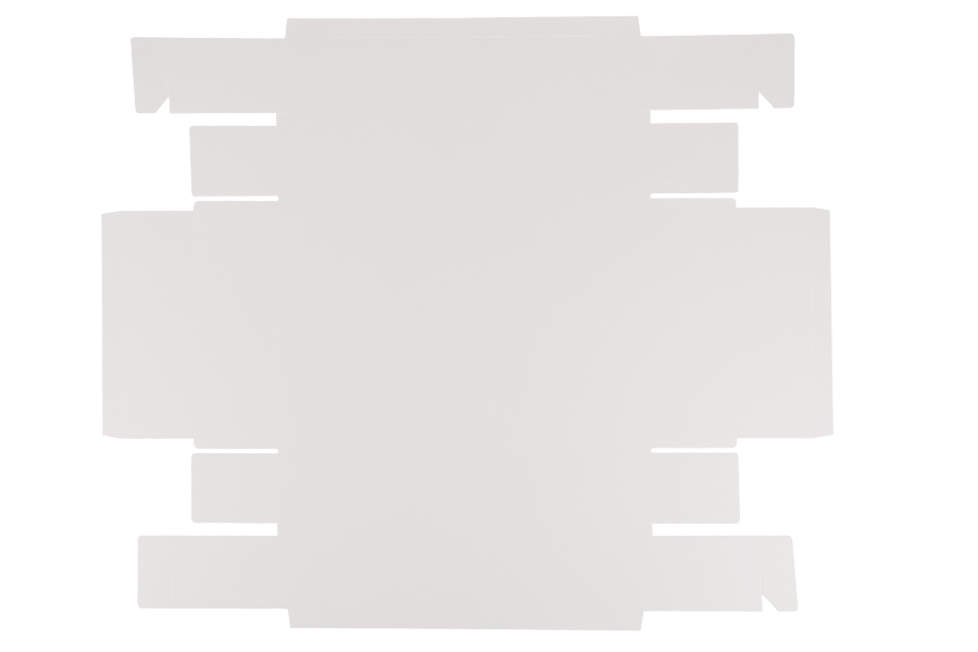 Хартиена опаковъчна кутия (300gsm) бяла или крафт с размери  300x200x60 мм с прозрачен капак - 12 бр.-изображение_група