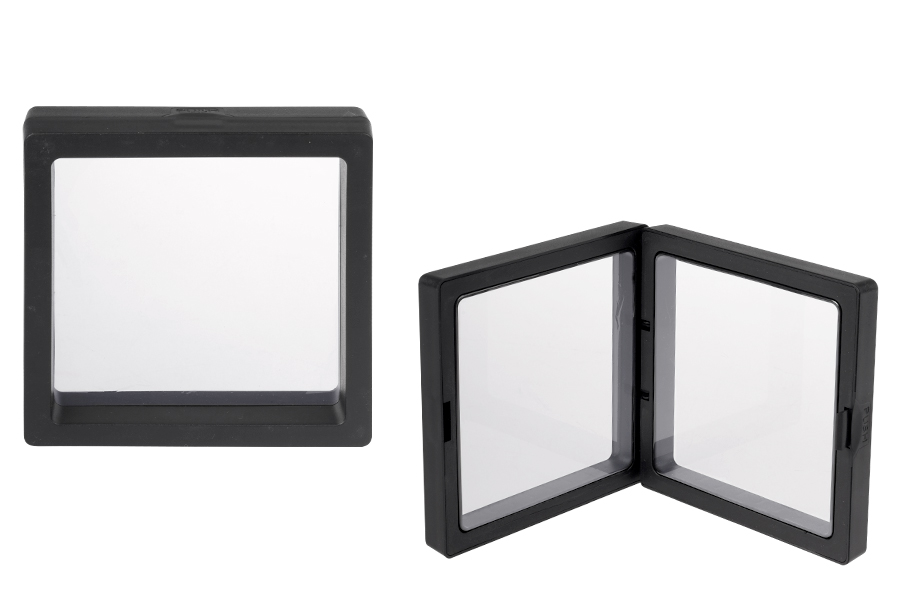 Пластмасова кутия 87x20x87 мм с фолио за показване на продукти  - 10 бр.-изображение_продукт