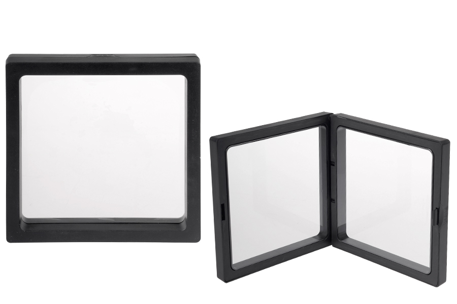 Пластмасова кутия 107x20x107 мм  с фолио за показване на продукти  - 10 бр.-изображение_продукт