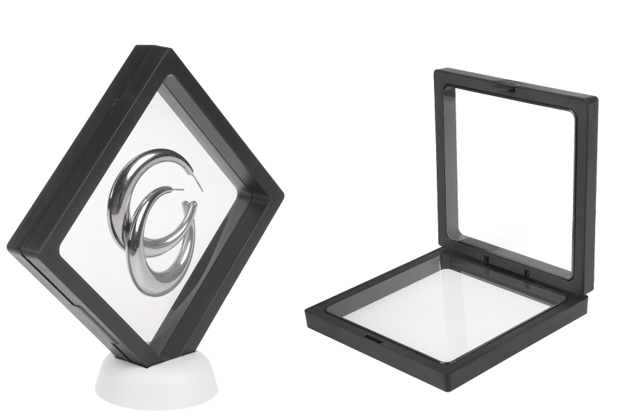 Пластмасова кутия 107x20x107 мм  с фолио за показване на продукти  - 10 бр.-изображение_група