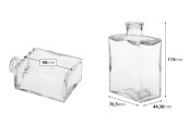 Стъклен бутилка за ликьор или за коняк 200ml Стъклен бутилка за ликьор или за коняк 200ml