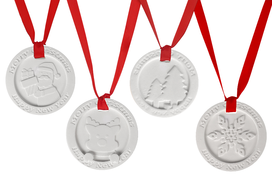 Гипсов дифузер с коледен дизайн 62x10 мм с червена панделка (ароматизиран) Гипсов дифузер с коледен дизайн 62x10 мм с червена панделка (ароматизиран)-изображение_продукт