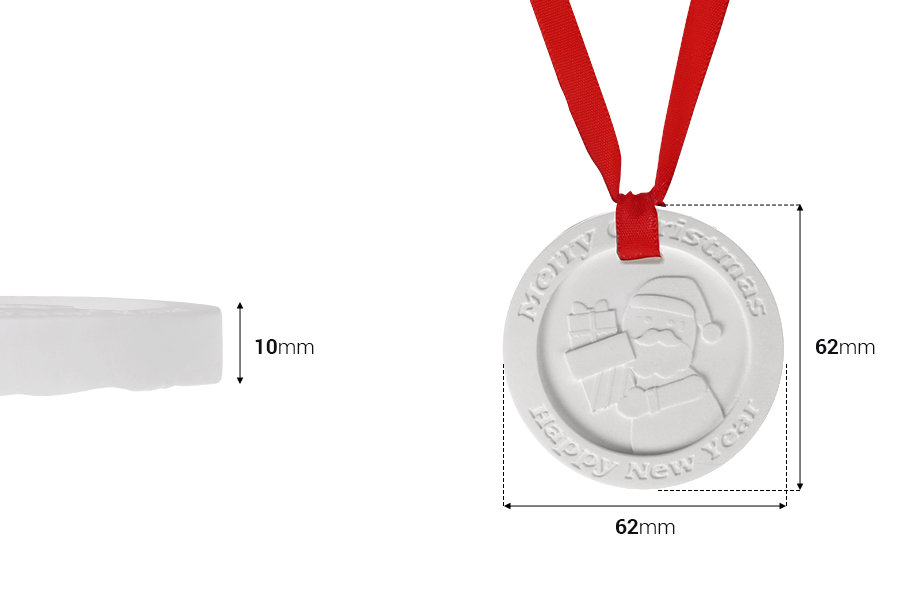 Гипсов дифузер с коледен дизайн 62x10 мм с червена панделка (ароматизиран) Гипсов дифузер с коледен дизайн 62x10 мм с червена панделка (ароматизиран)-изображение_размери