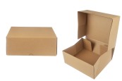Картонена опаковъчна самосглобяваща се кутия 250x200x100 мм - 10 бр.-изображение_продукт