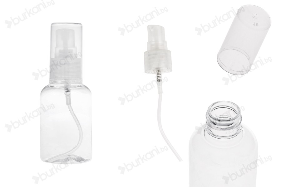 PET бутилка 50 ml с помпа за крем в опаковка от 12 броя-изображение_продукт