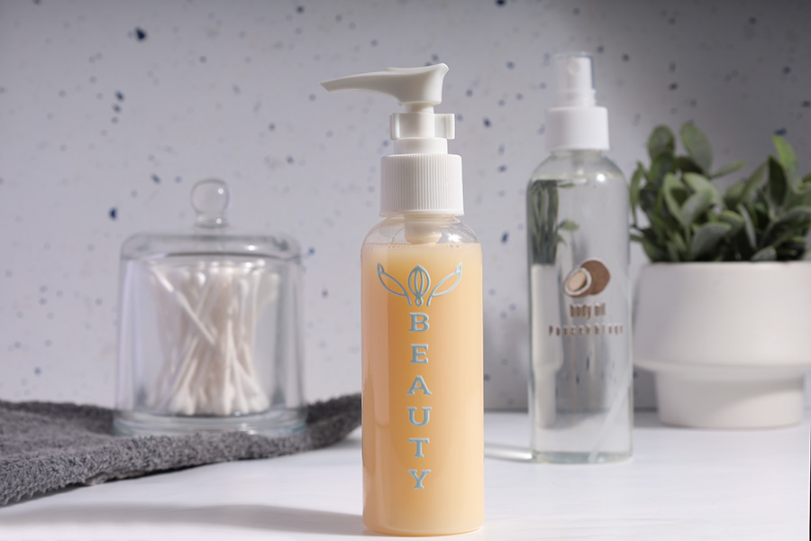 Пластмасова PET бутилка за шампоан 200 мл със заключващ се механизъм-изображение_група