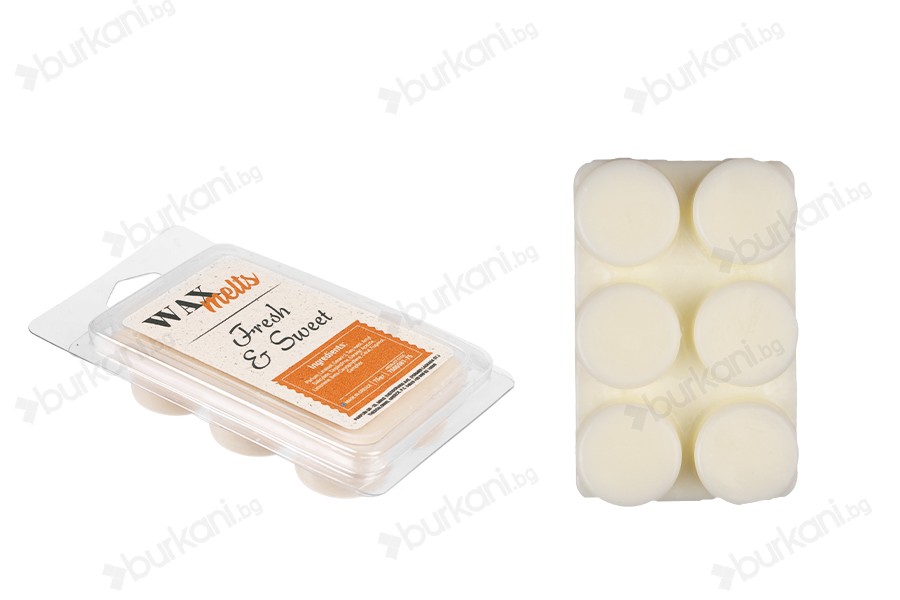Восъчни кубчета  Fresh & Sweet (75 гр.)-изображение_размери