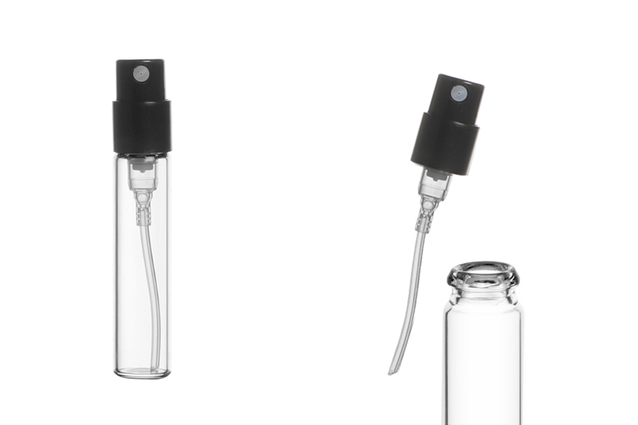 Стъклена бутилка  2,5 ml за тестер за парфюми - за еднократна употреба-изображение_продукт