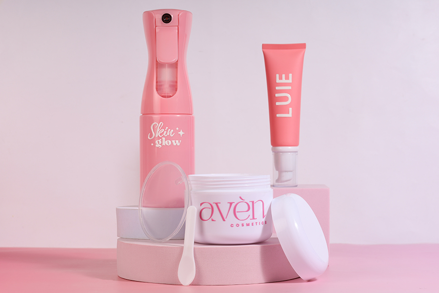 Пластмасов бял буркан 200 мл за крем, с двойно дъно и вътрешен пластмасов уплътнител-изображение_група