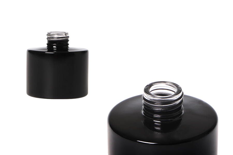 Стъклена черна бутилка 100 мл за ароматизатор-изображение_продукт