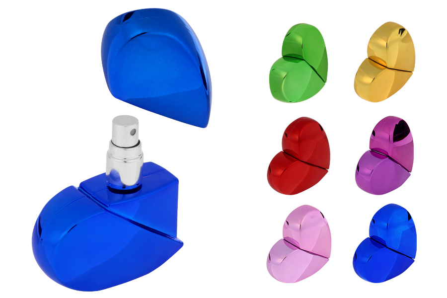 Стъклена бутилка 25 мл за парфюм Сърце "Валентинка"-изображение_продукт