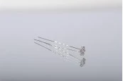 Декоративна метална брошка Маргарита с ширина 11 mm - 20 броя. Декоративна метална брошка Маргарита с ширина 11 mm - 20 броя.
