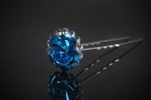 Декоративни метални брошки Роза с ширина 18 mm - 20 броя-12