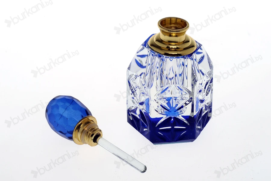 Кристална бутилка от 6 ml с кристална капачка и игла-изображение_продукт
