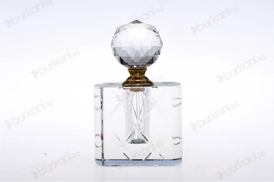Кристална бутилка 10ml с кристален капак и игла-изображение_продукт