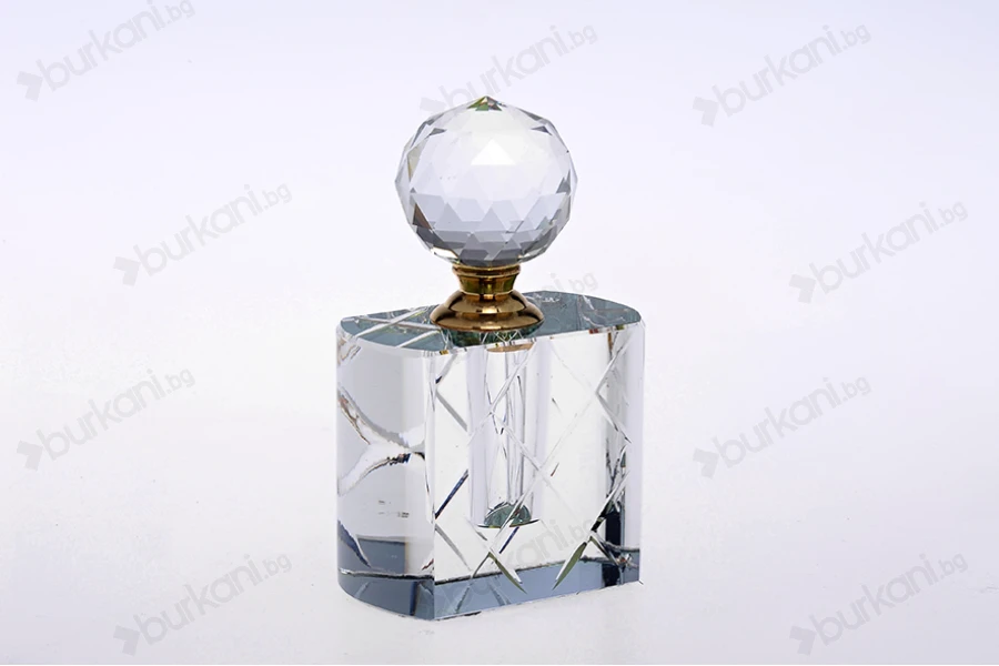 Кристална бутилка 10ml с кристален капак и игла-изображение_размери