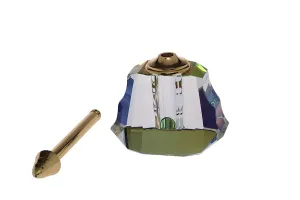 Кристална бутилка от 10 ml с кристална капачка и игла-1