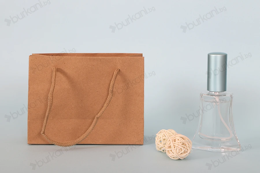 Τσάντα δώρου χάρτινη κραφτ - κορδόνι 3 mm με ωραία υφή στην απόχρωση της τσάντας 110x60x144-изображение_група