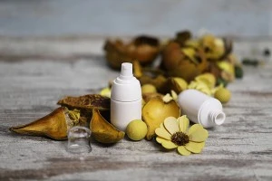 Пластмасова бутилка PET  30 ml с бяла лосион  помпа и прозрачна капачка-7