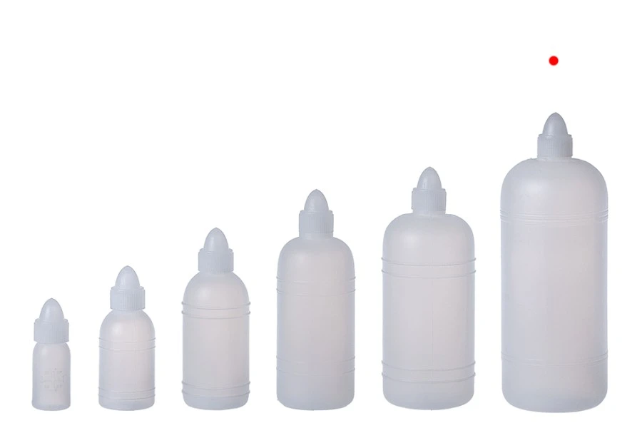 Пластмасова бутилка 500 мл за ацетон-изображение_размери