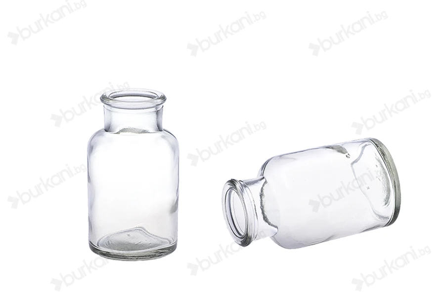 Стъклена бутилка с коркова тапа 150 ml-изображение_група