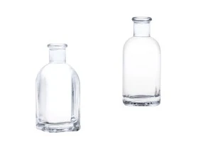 Стъклена квадратна бутилка 100 ml-1